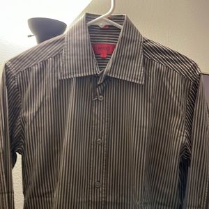 Hugo Hugo Boss Mens stripe collared dress shirt